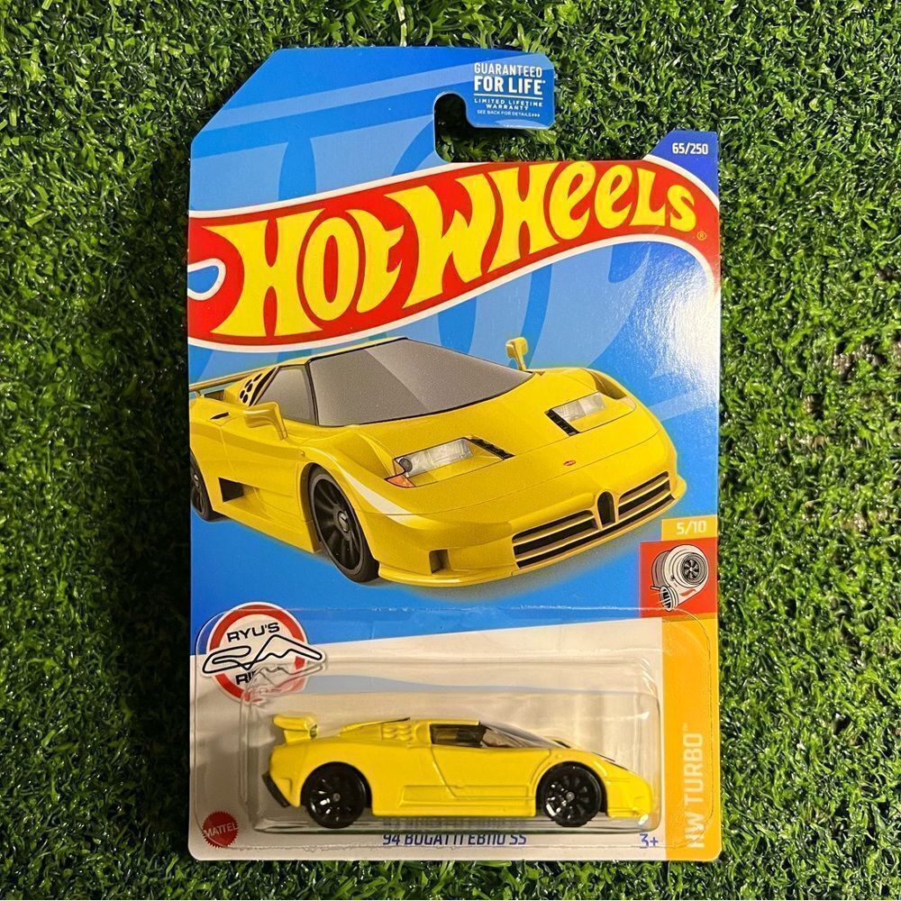 New 2022 Hot Wheels ‘94 Bugatti EB110 SS 5/10 “HW Turbo” 65/250 1:64 Diecast